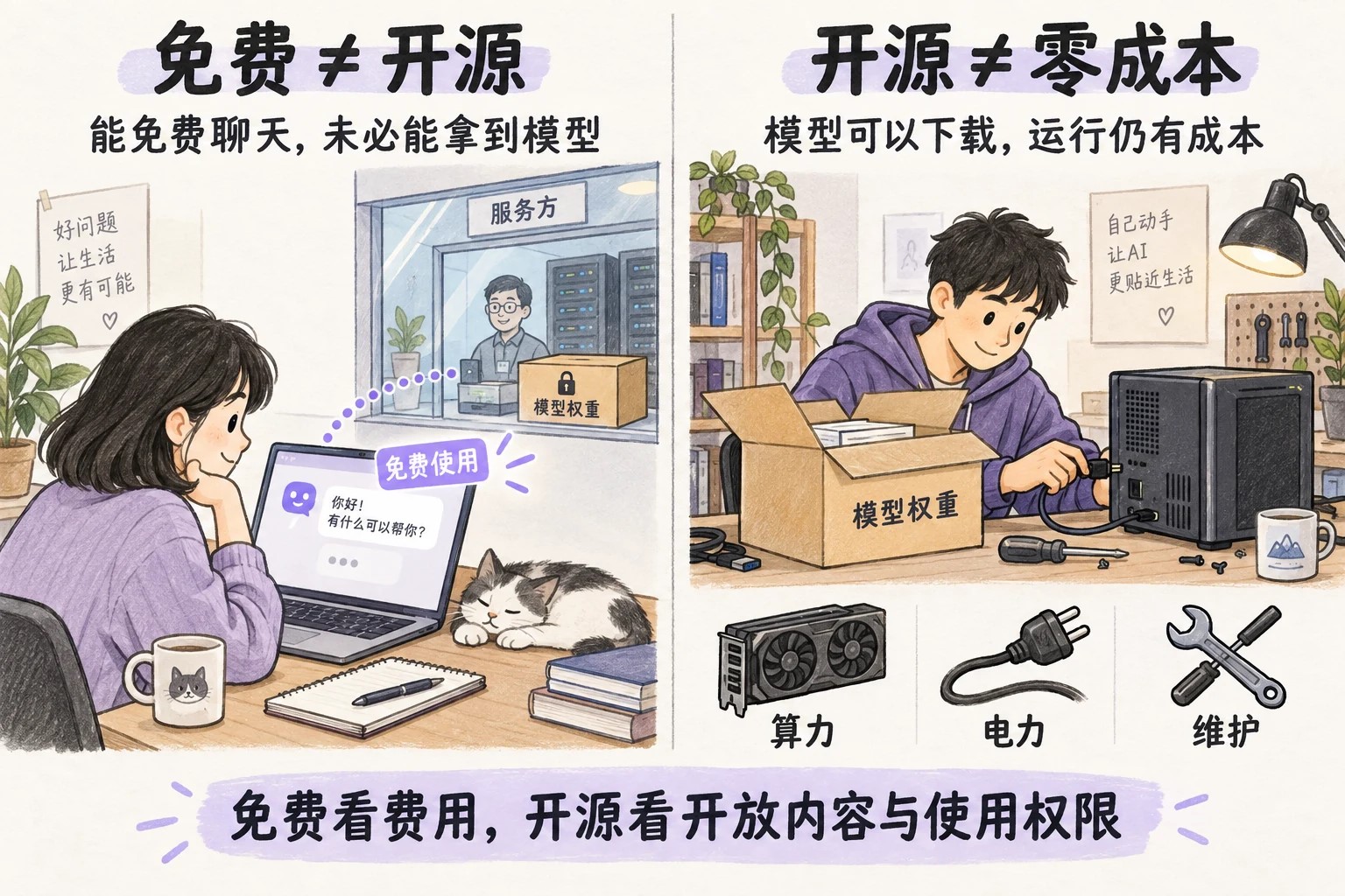 免费的不一定是开源的,开源的也不一定是免费的?